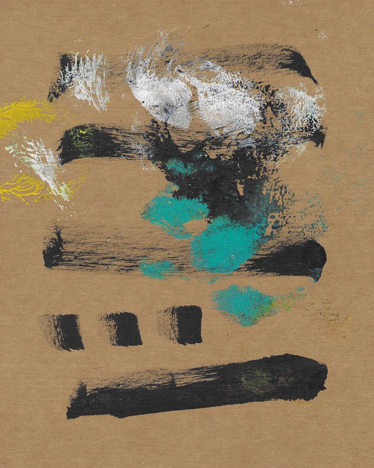 Earth Tone Brush Marks