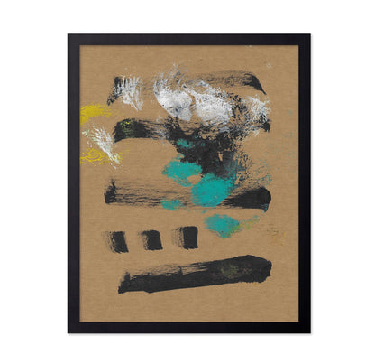 Earth Tone Brush Marks