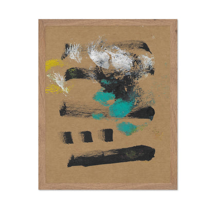Earth Tone Brush Marks