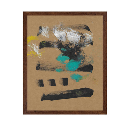 Earth Tone Brush Marks