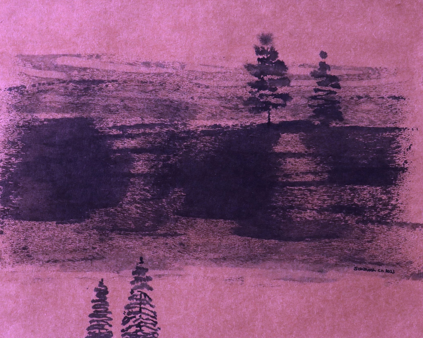 Purple Forest Horizon