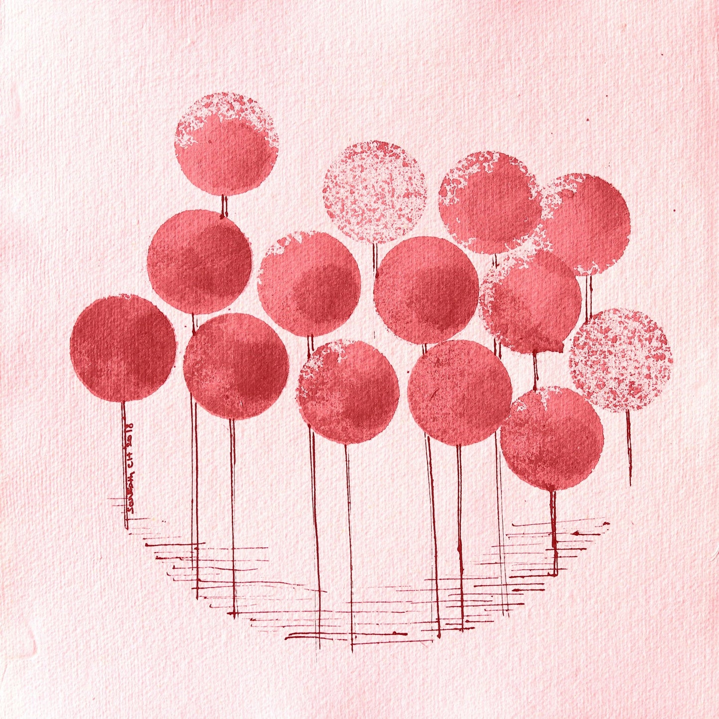 Red Circle Forest