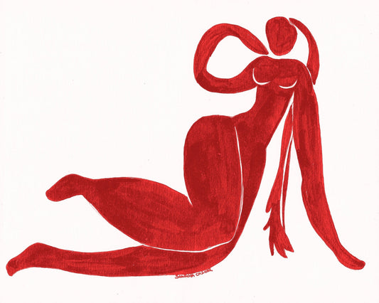 Reclining Red Figure