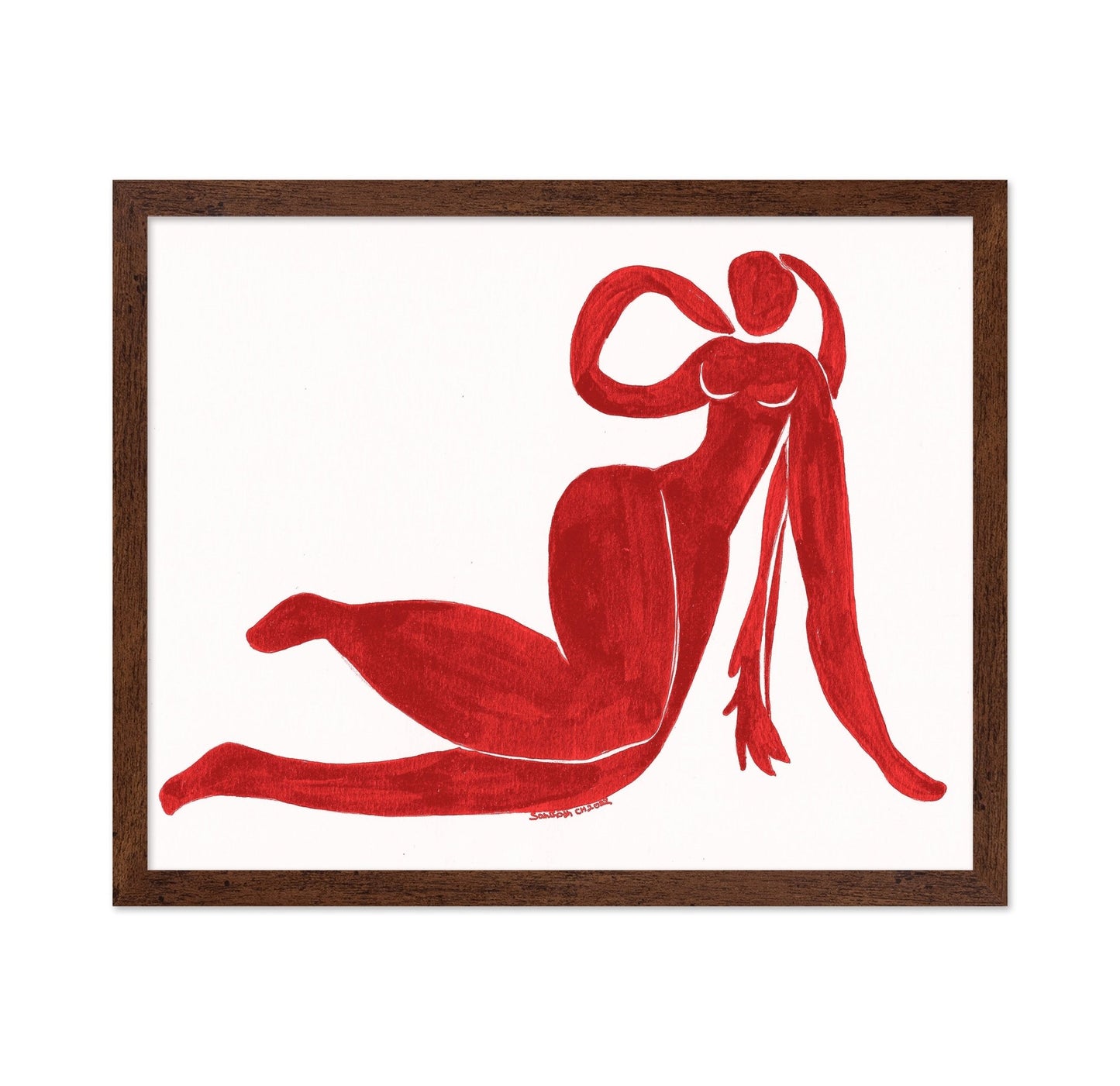Reclining Red Figure