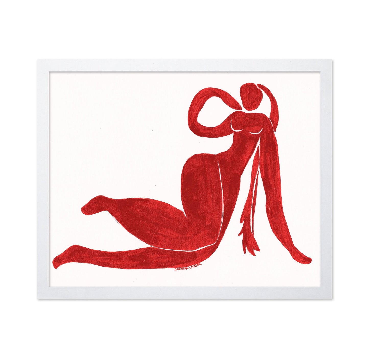 Reclining Red Figure
