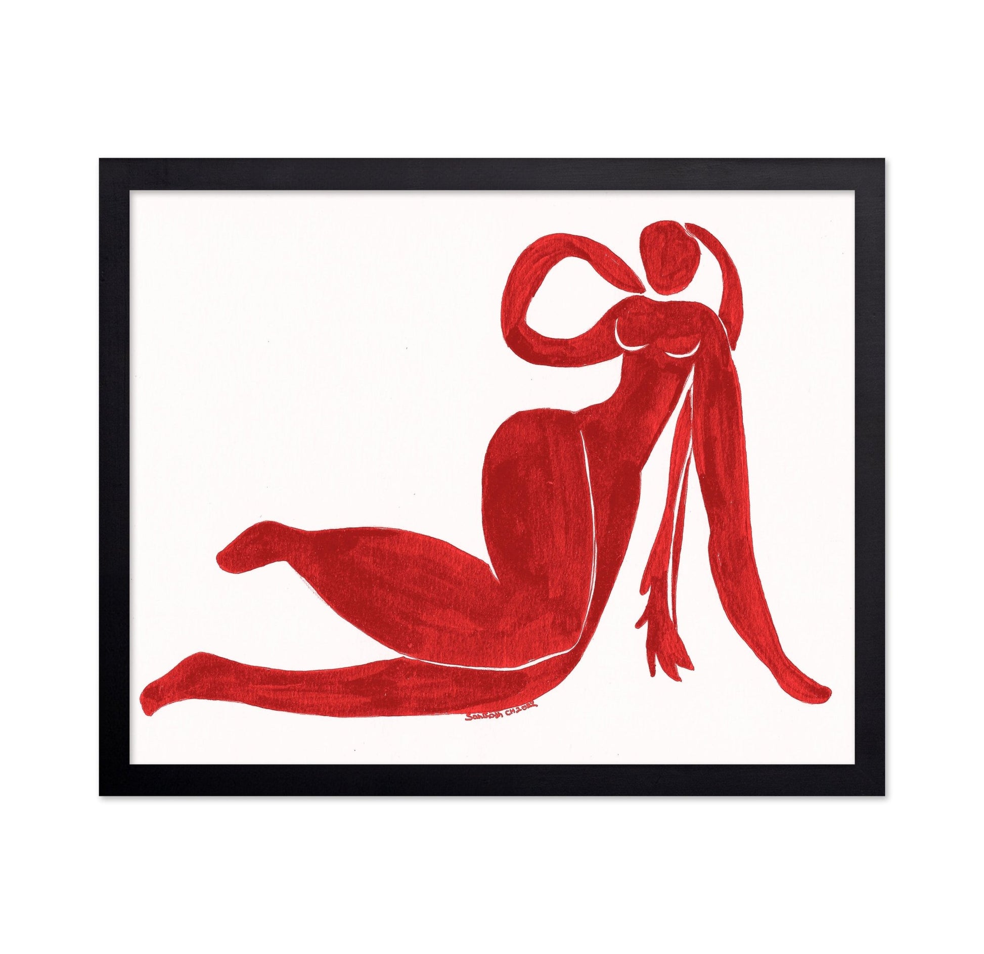 Reclining Red Figure