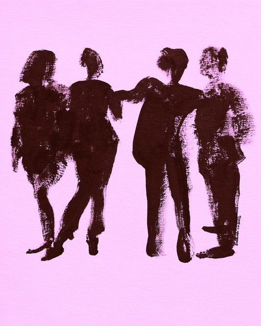 Social Silhouette Gathering