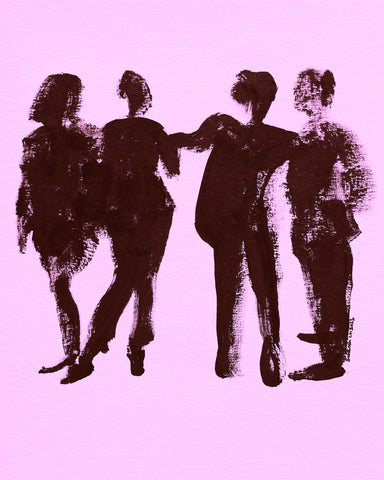 Social Silhouette Gathering