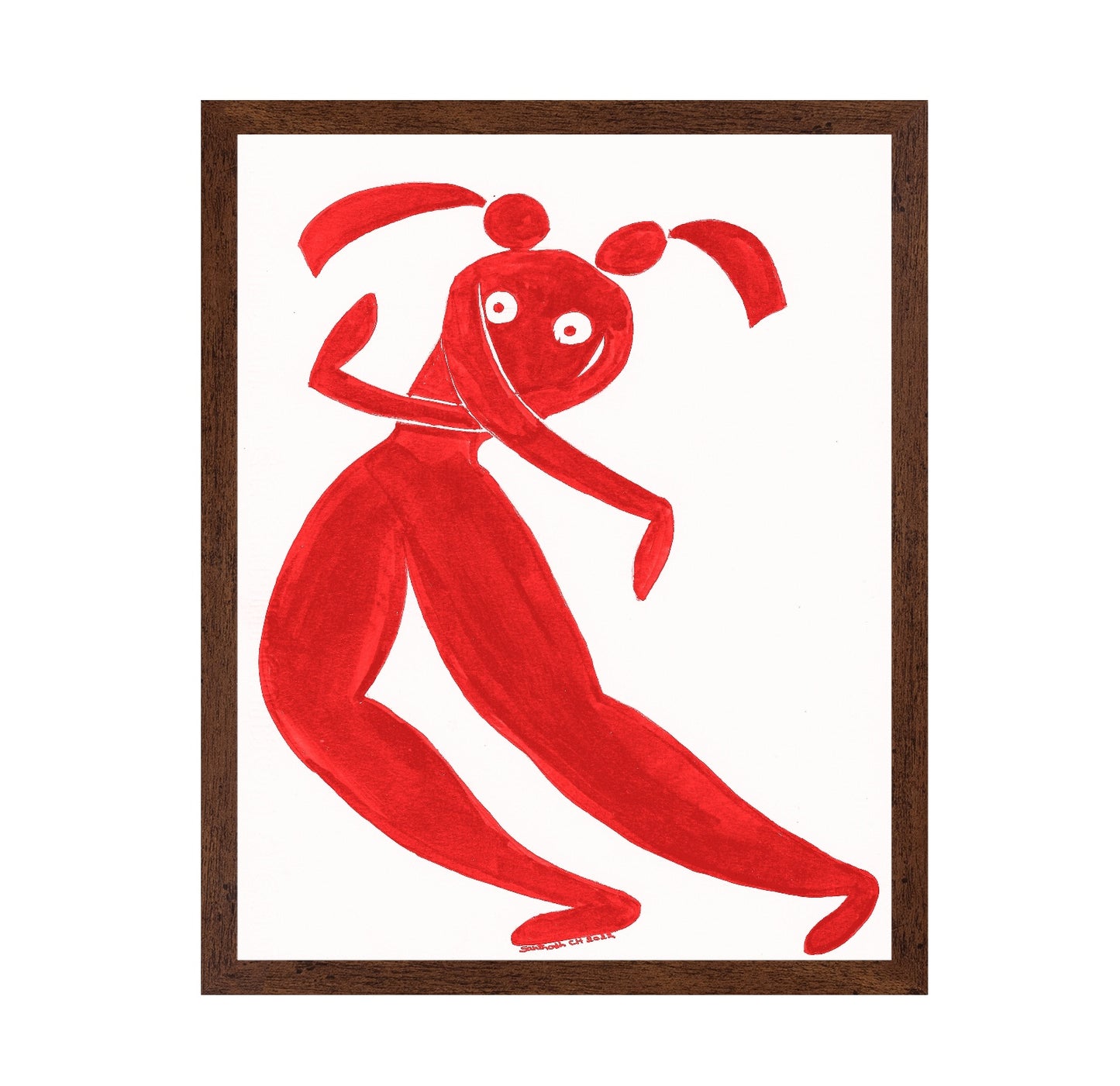 Playful Red Figure No2