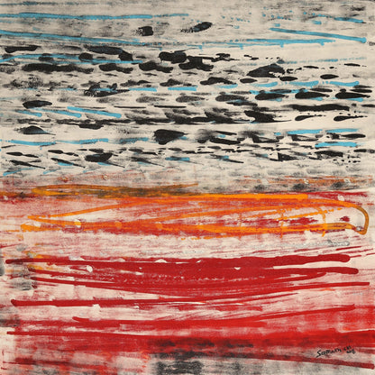 Abstract Sunset Horizon No1