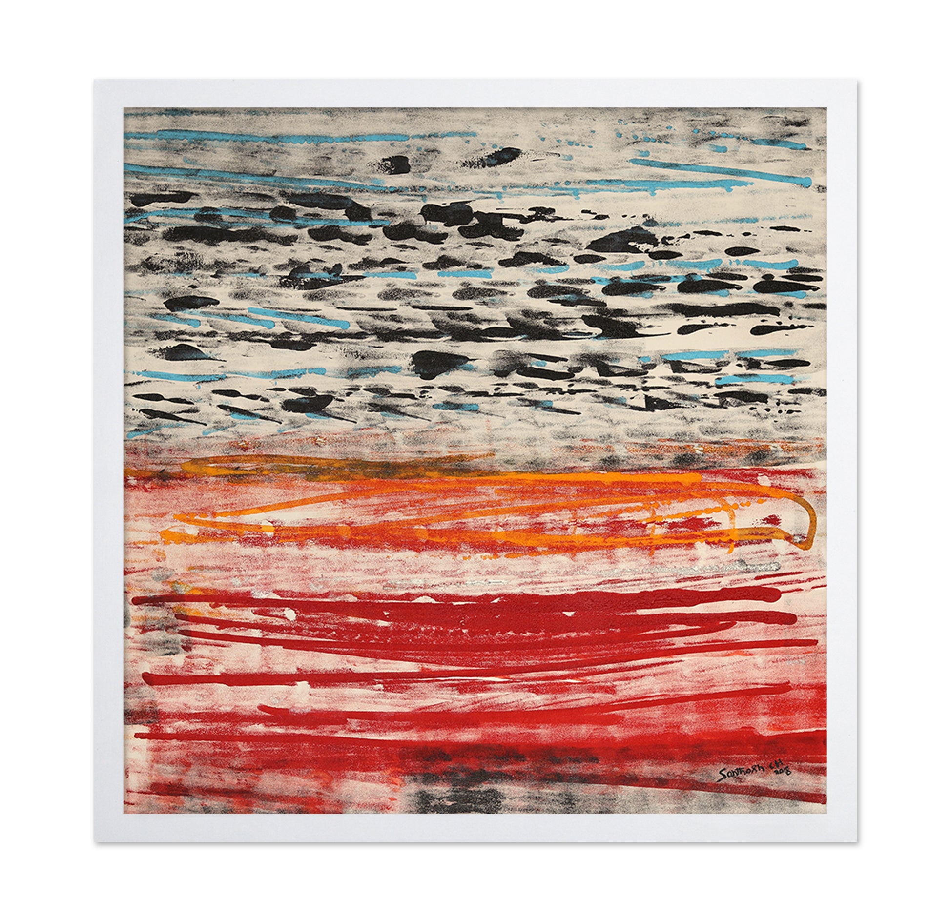 Abstract Sunset Horizon No1