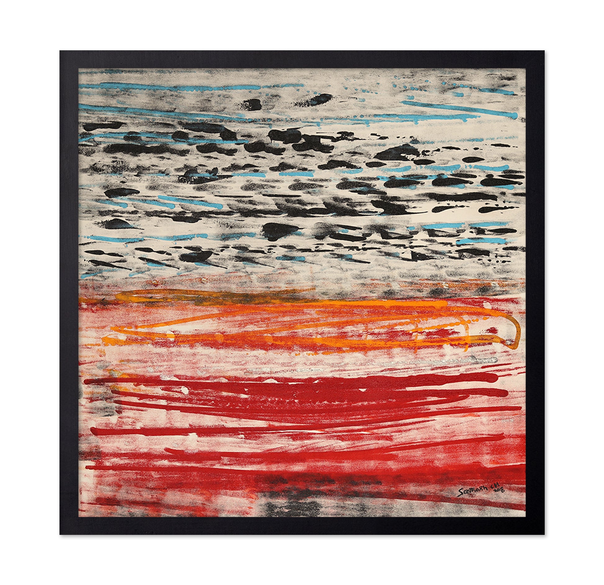Abstract Sunset Horizon No1