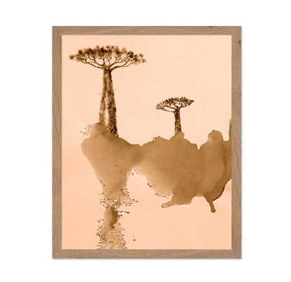 Baobab Ink Landscape