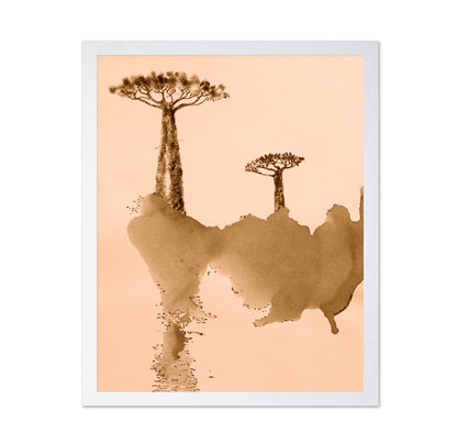 Baobab Ink Landscape