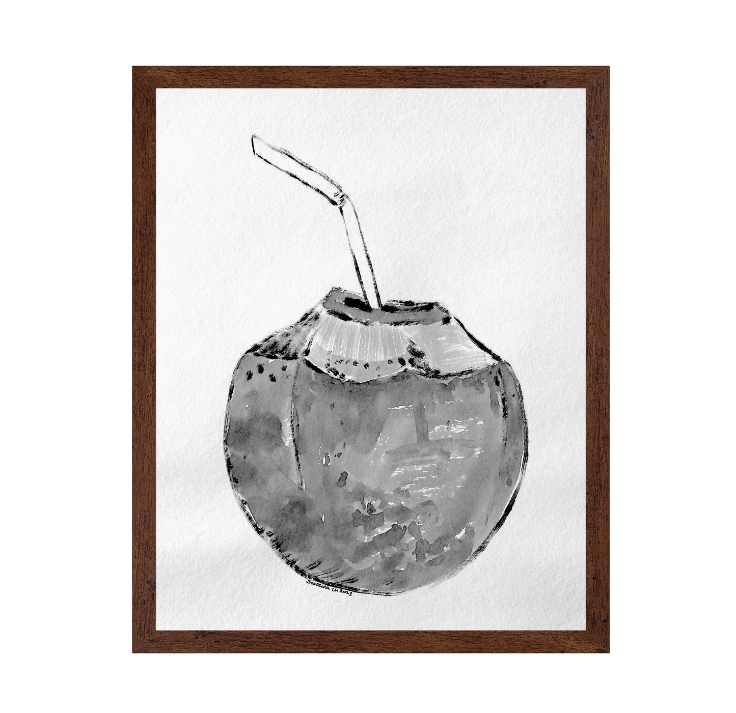 Coconut Drink Sketch