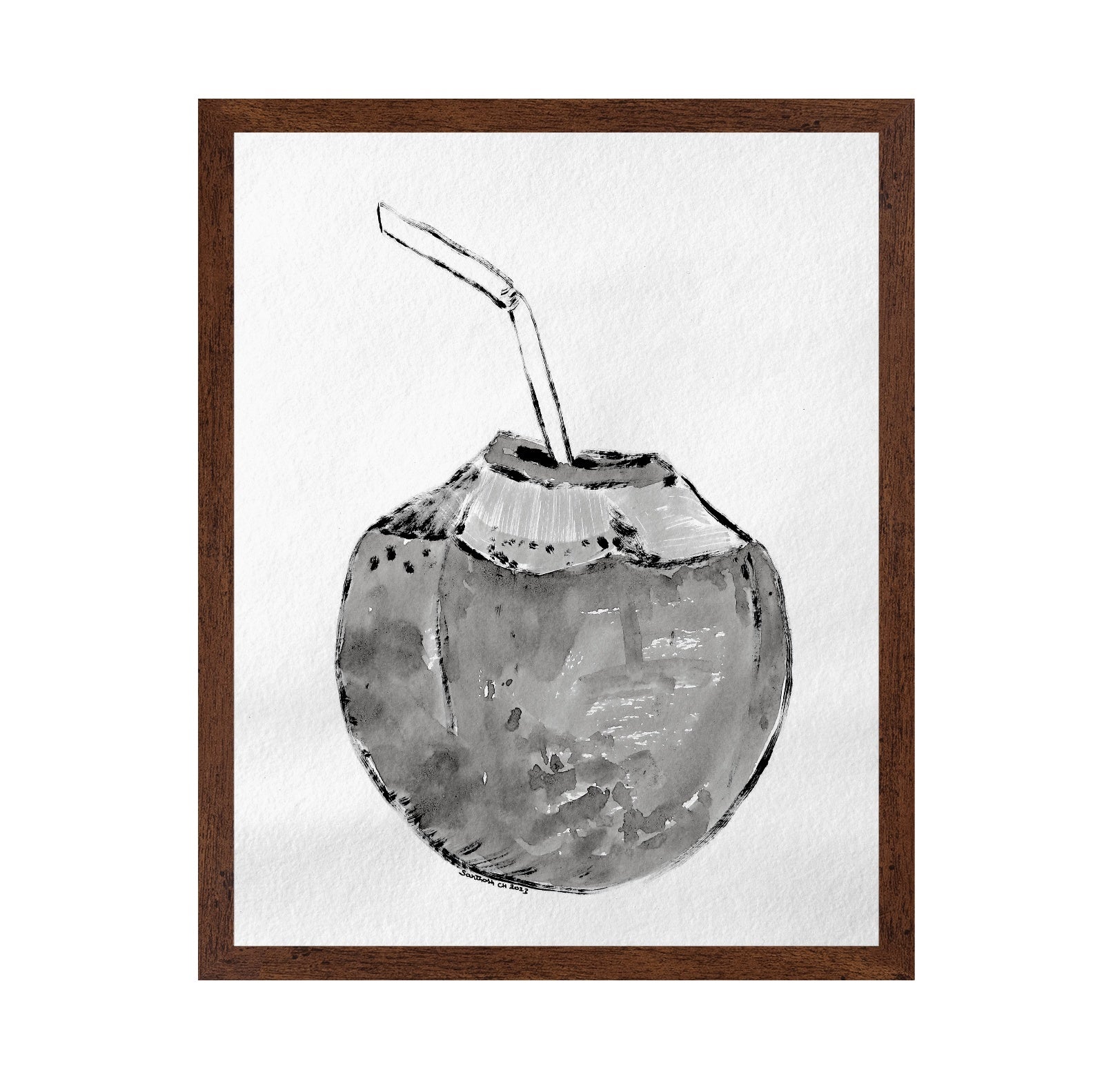 Coconut Drink Sketch