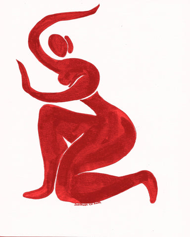 Red Dance Pose