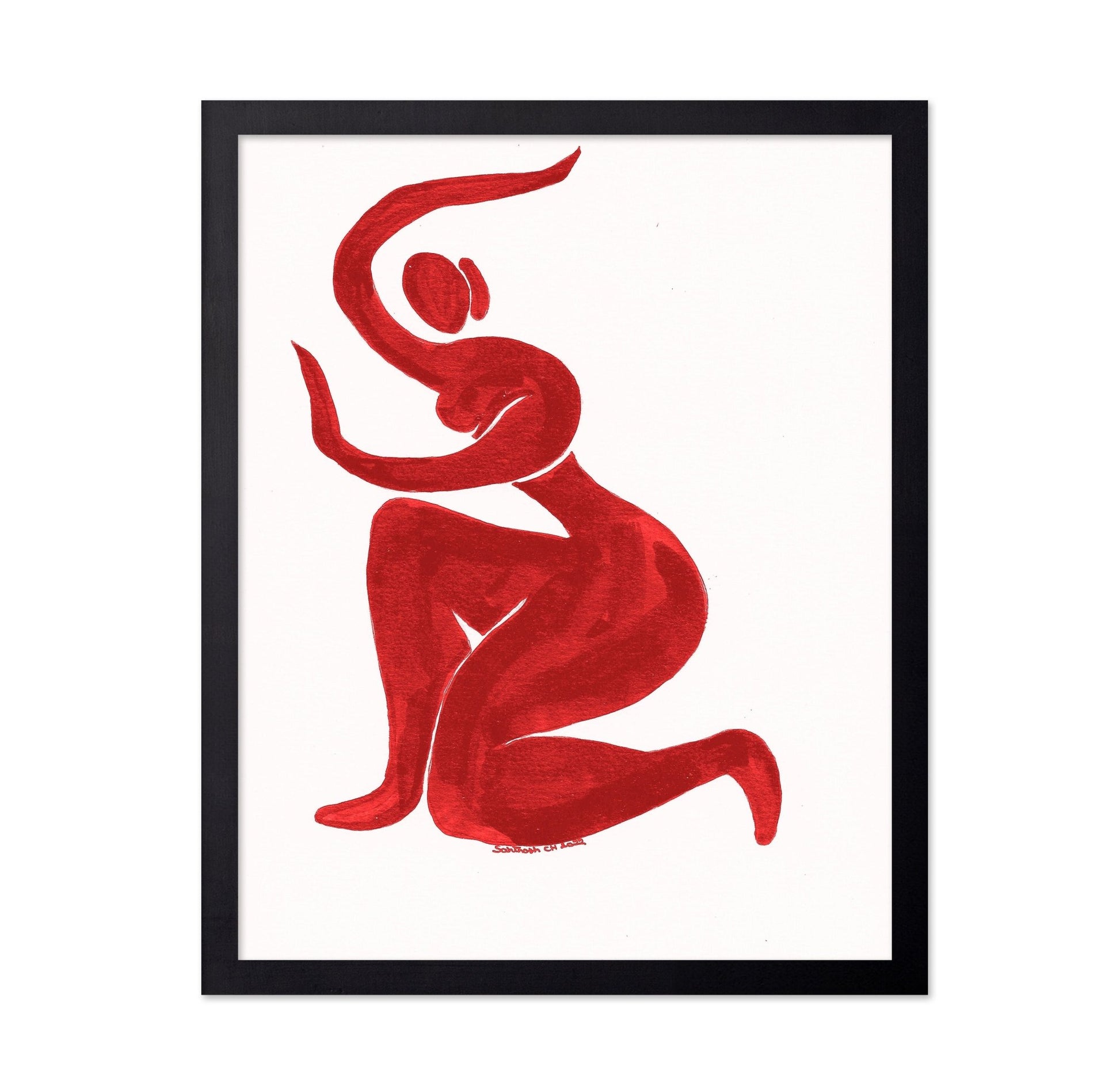 Red Dance Pose