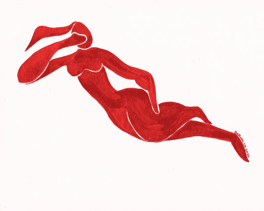 Red Reclining Figure