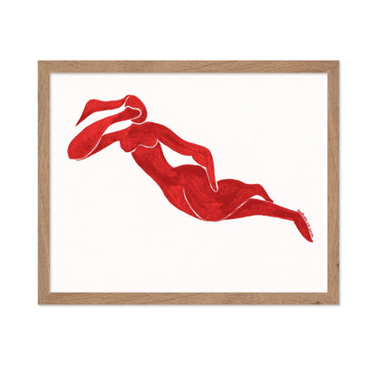 Red Figure Silhouette