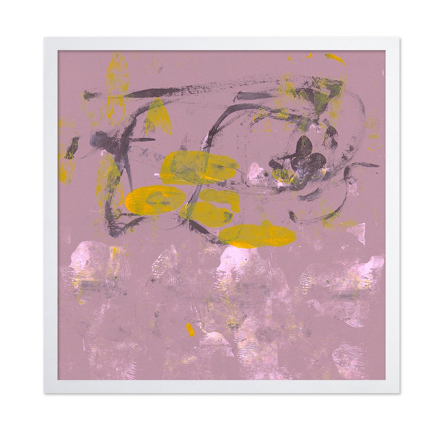 Yellow Pond Abstract