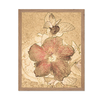 Vintage Floral Sketch No2