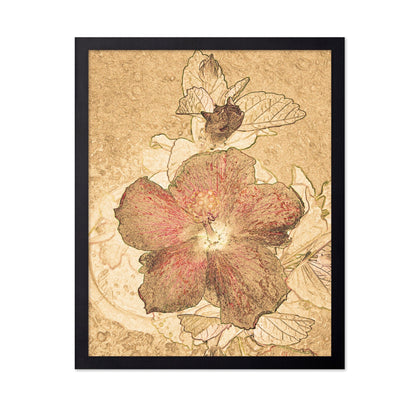 Vintage Floral Sketch No2