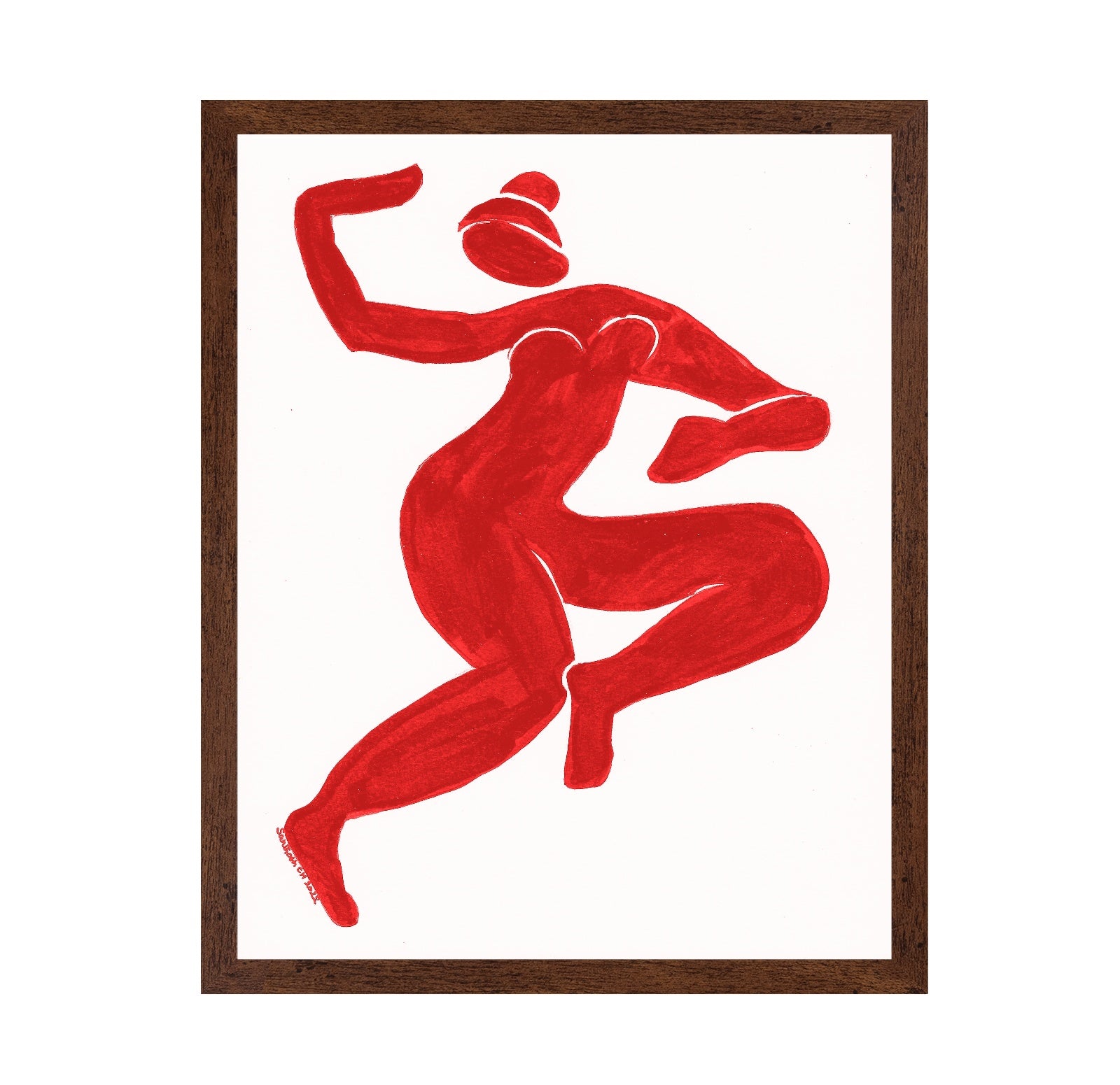 Red Motion Figure