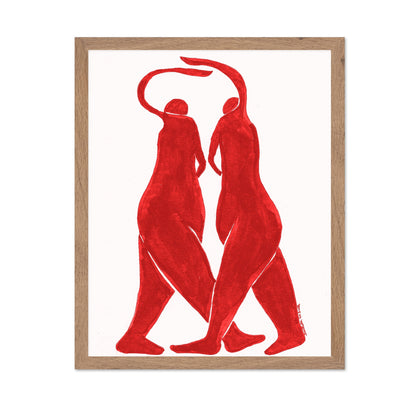 Red Twin Figures
