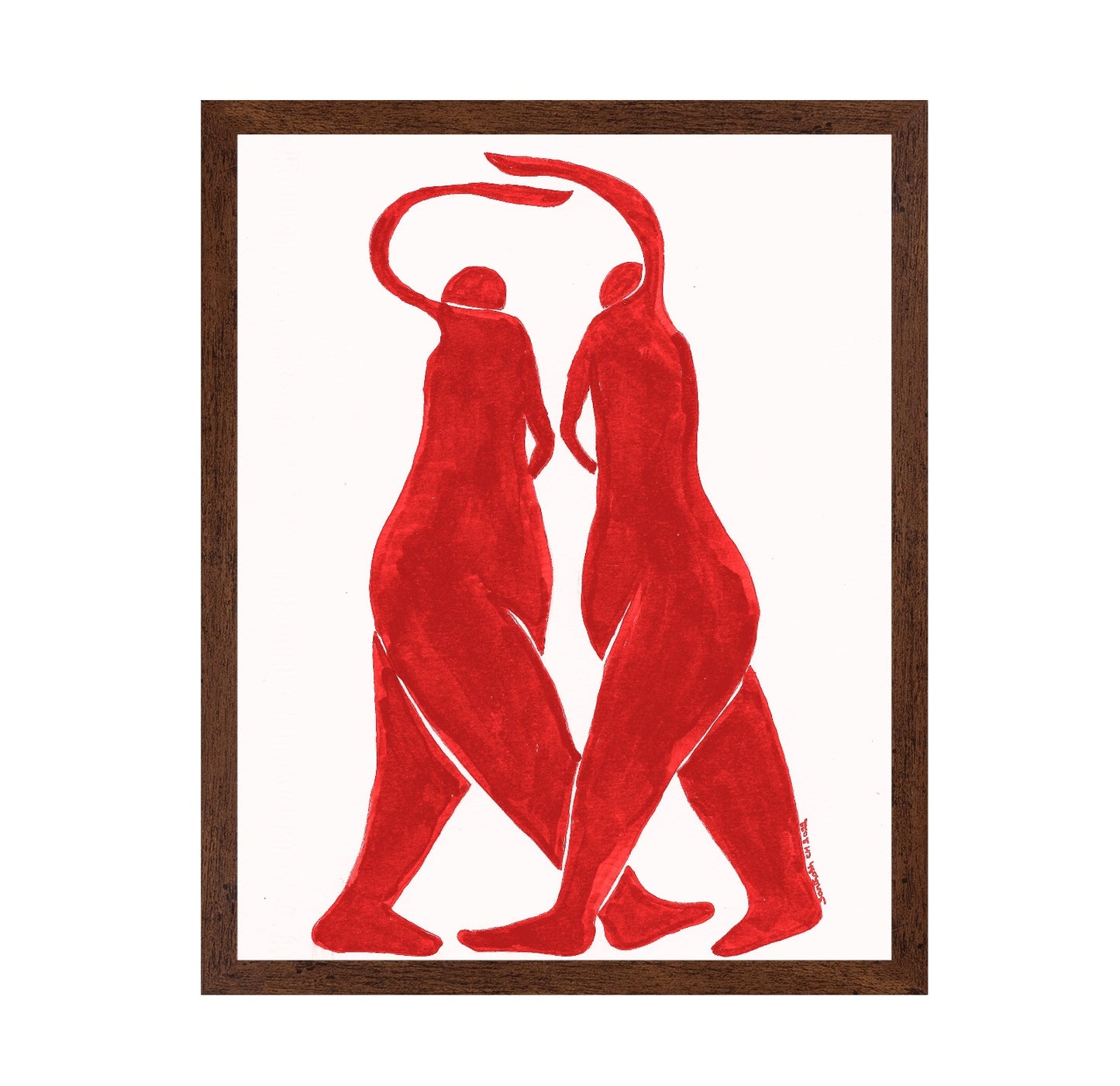 Red Twin Figures