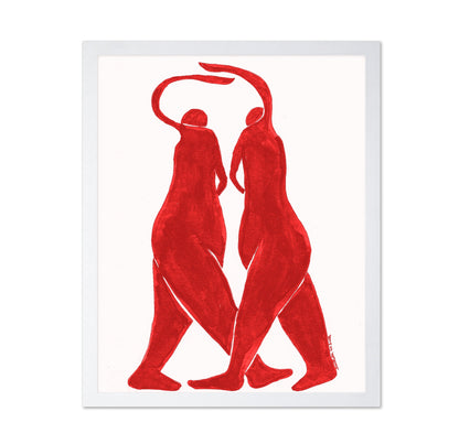 Red Twin Figures