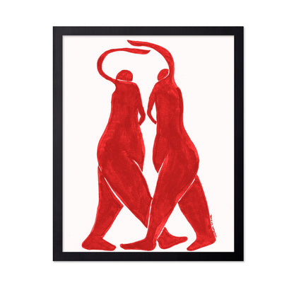 Red Twin Figures