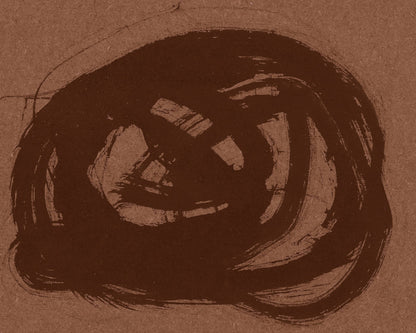 Brown Brush Circle