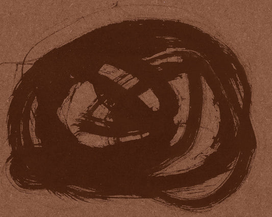 Brown Brush Circle