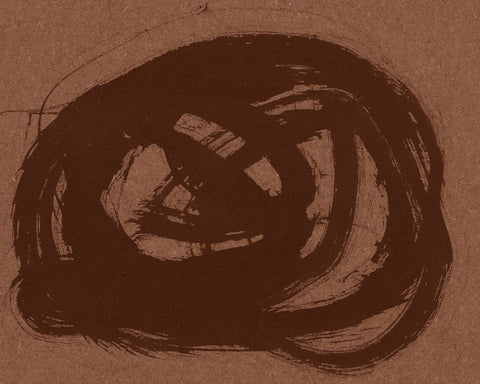 Brown Brush Circle