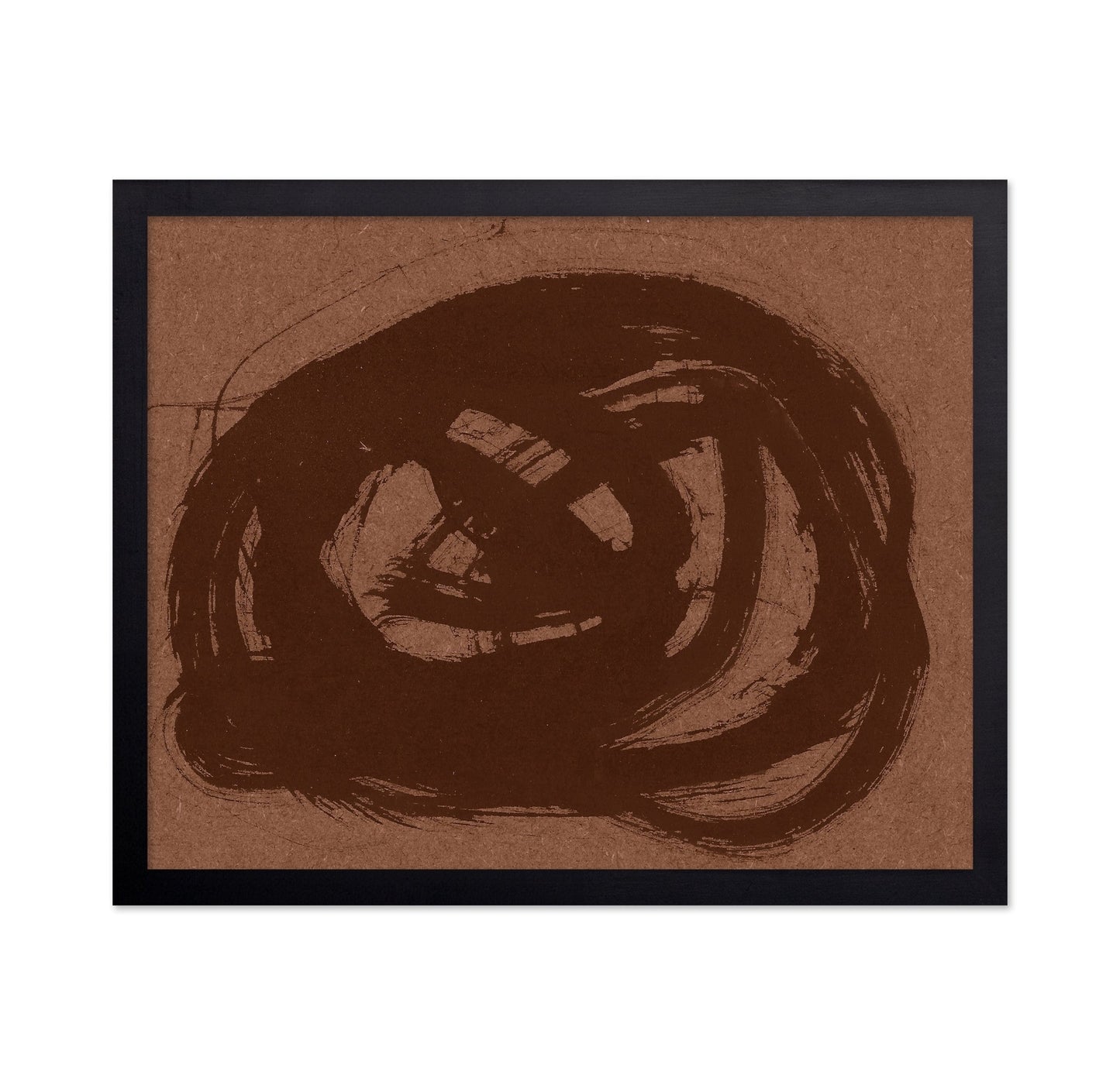 Brown Brush Circle
