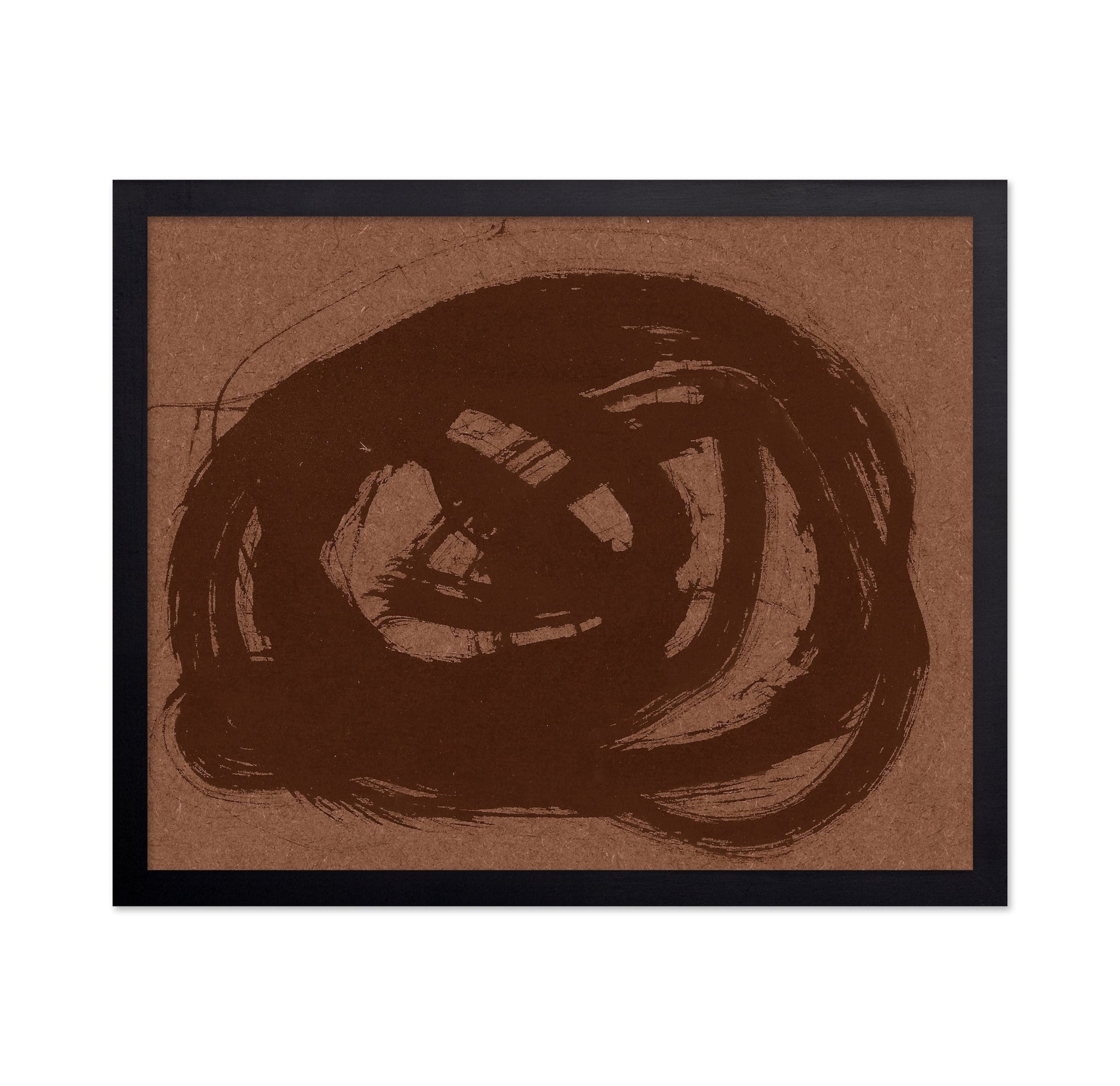 Brown Brush Circle