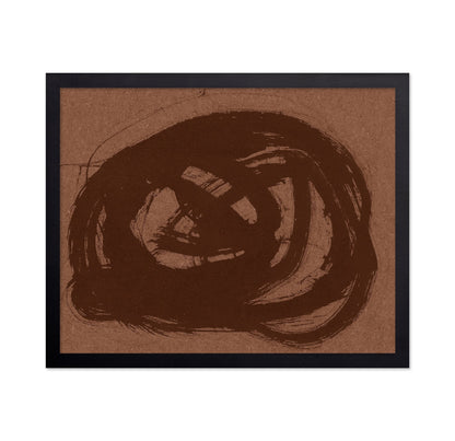 Brown Brush Circle