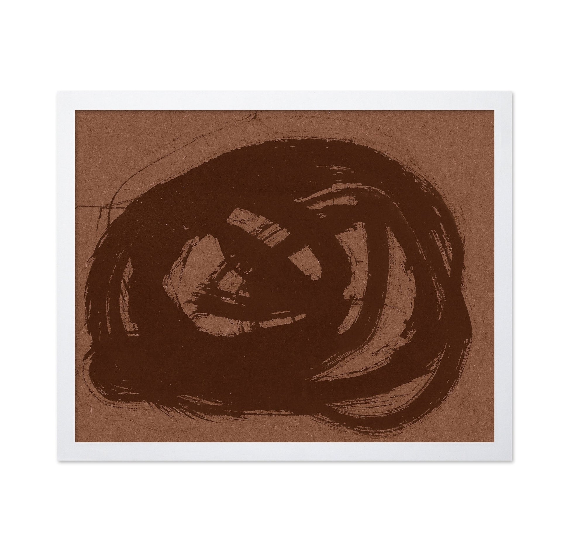Brown Brush Circle