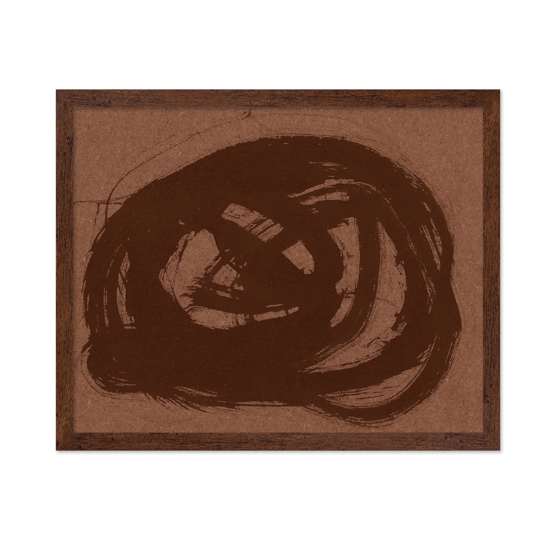 Brown Brush Circle