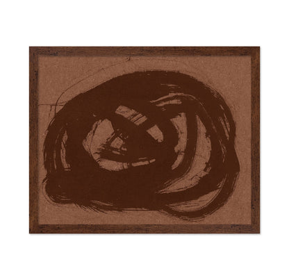 Brown Brush Circle