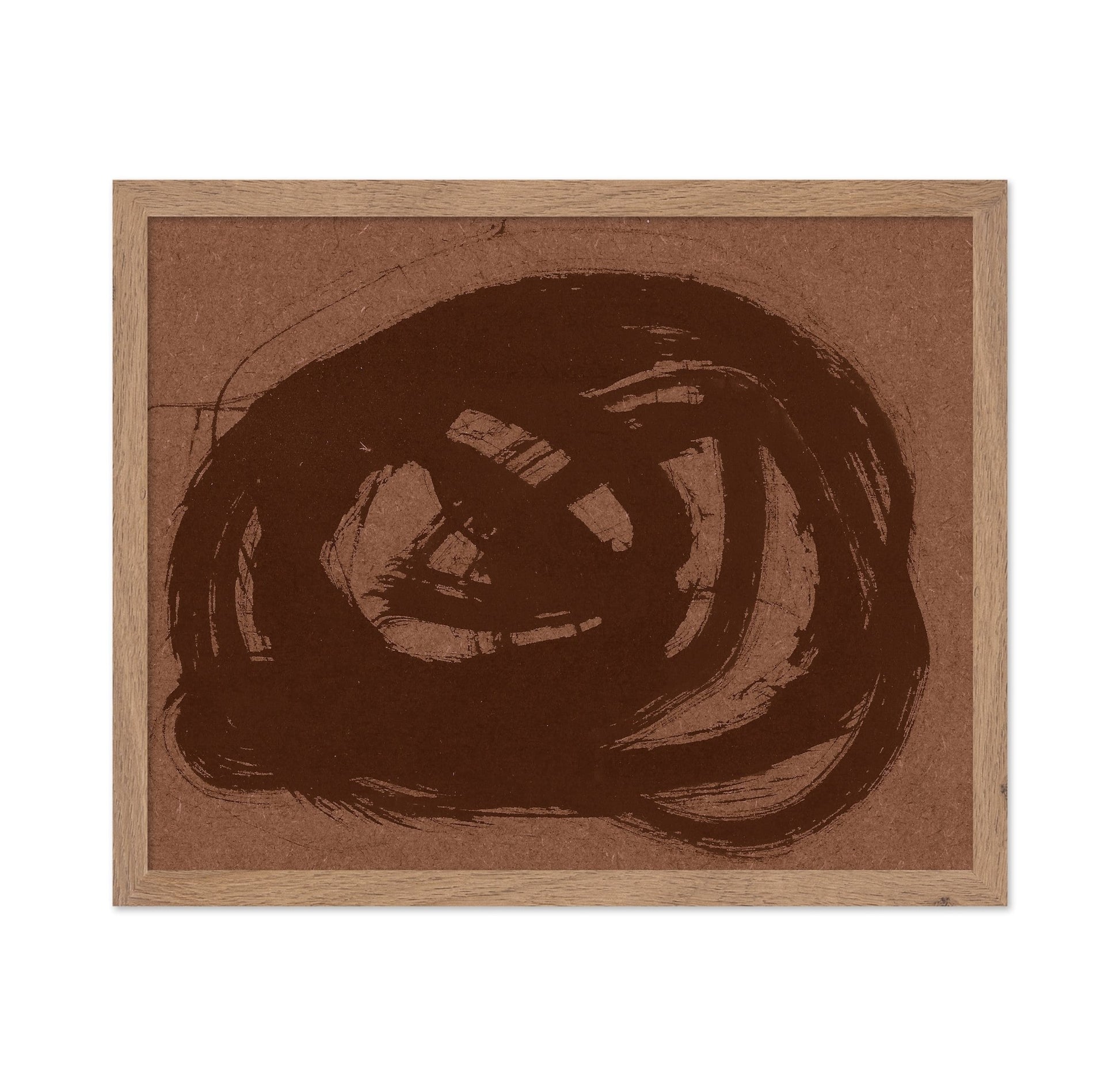 Brown Brush Circle