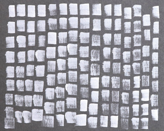 White Grid Abstract