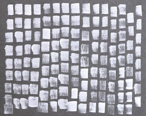 White Grid Abstract