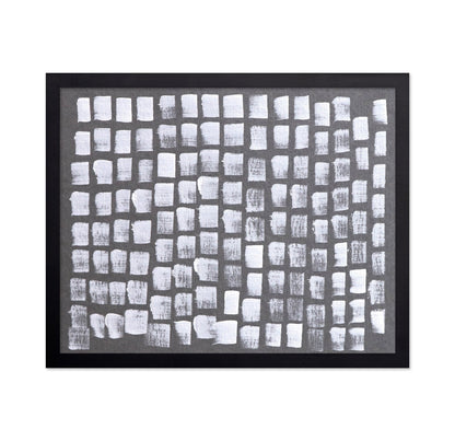 White Grid Abstract