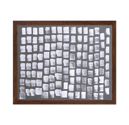White Grid Abstract