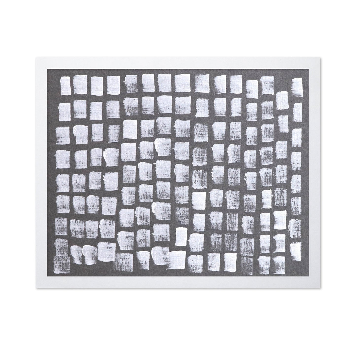 White Grid Abstract