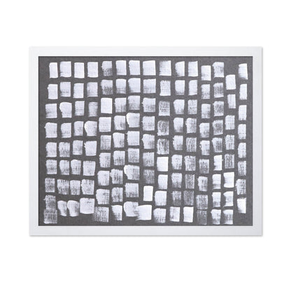 White Grid Abstract