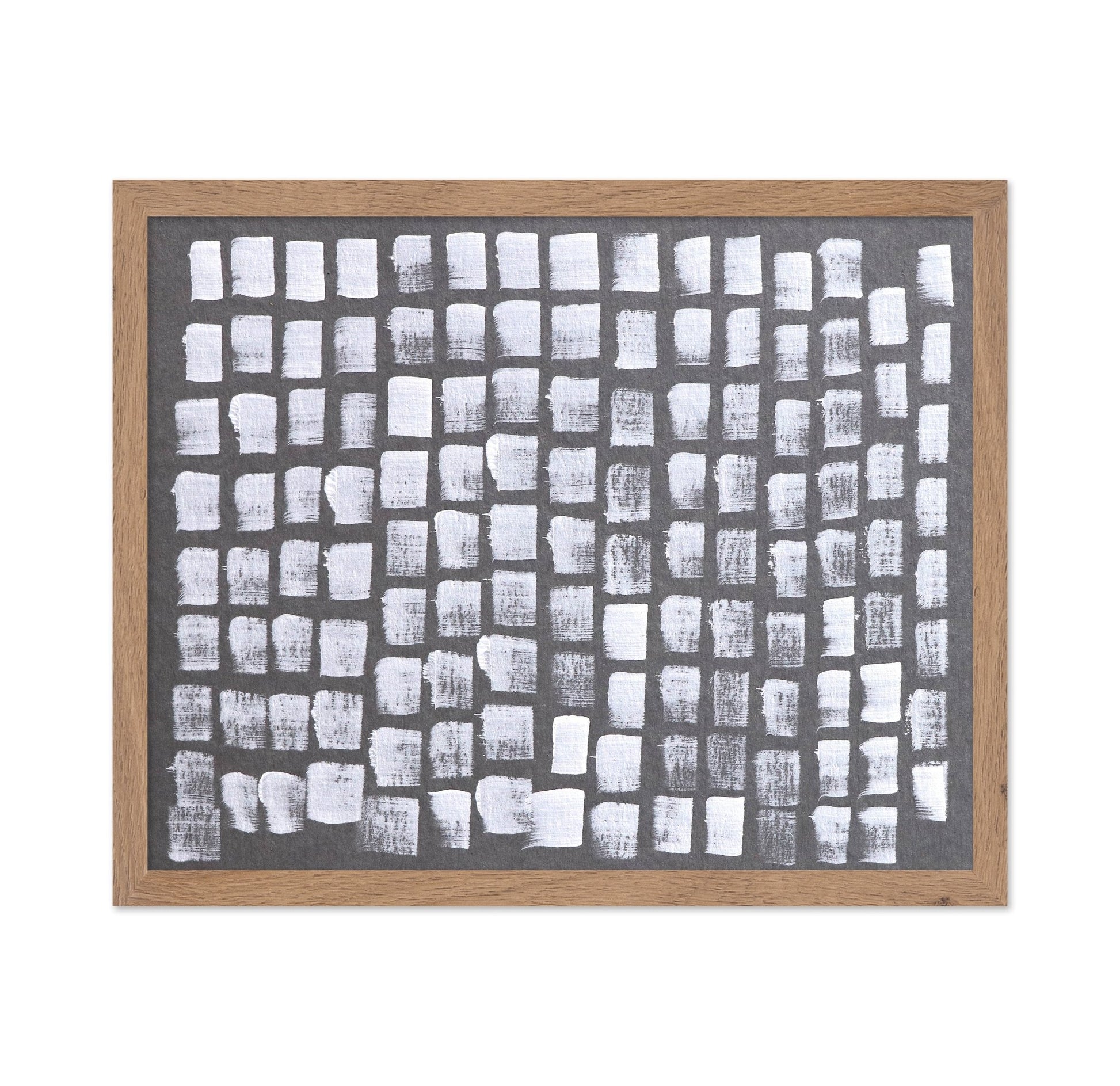 White Grid Abstract