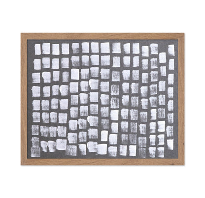 White Grid Abstract